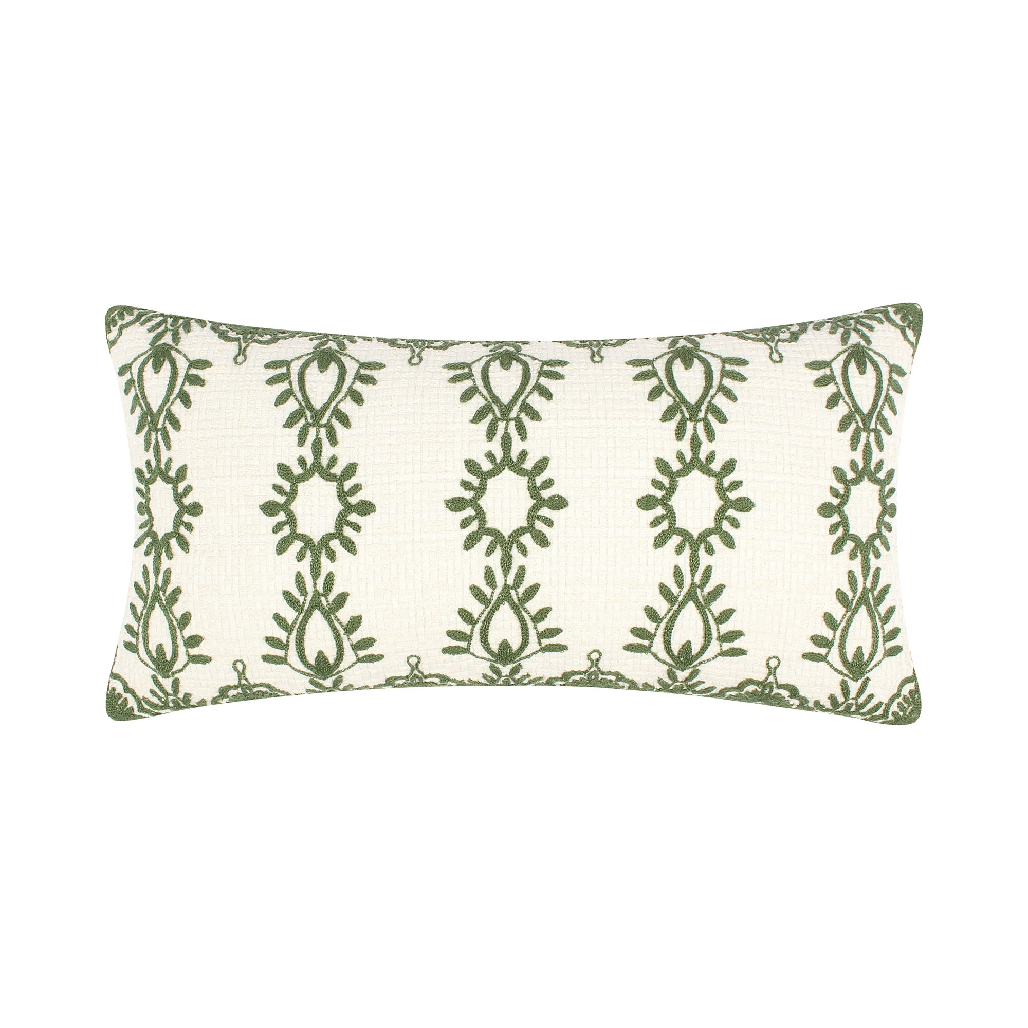 Bretton Woods Green Pillow - 12x24 | Levtex Home