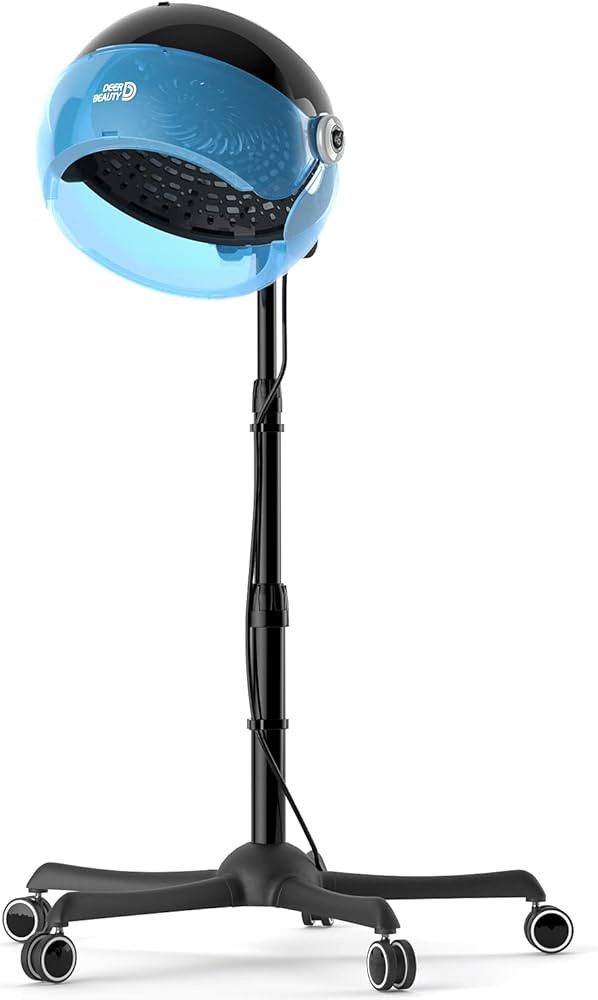DEER BEAUTY Professional Standing Hair Dryer - 1875W Floor Standing Hooded Dryer Hair Bonnet with... | Amazon (US)