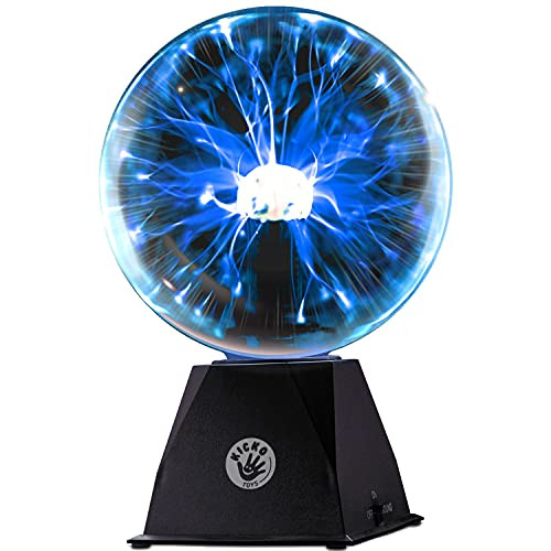 Kicko Blue Plasma Ball - 7 Inch - Nebula, Thunder Lightning, Plug-in - for Parties, Decorations, ... | Amazon (US)