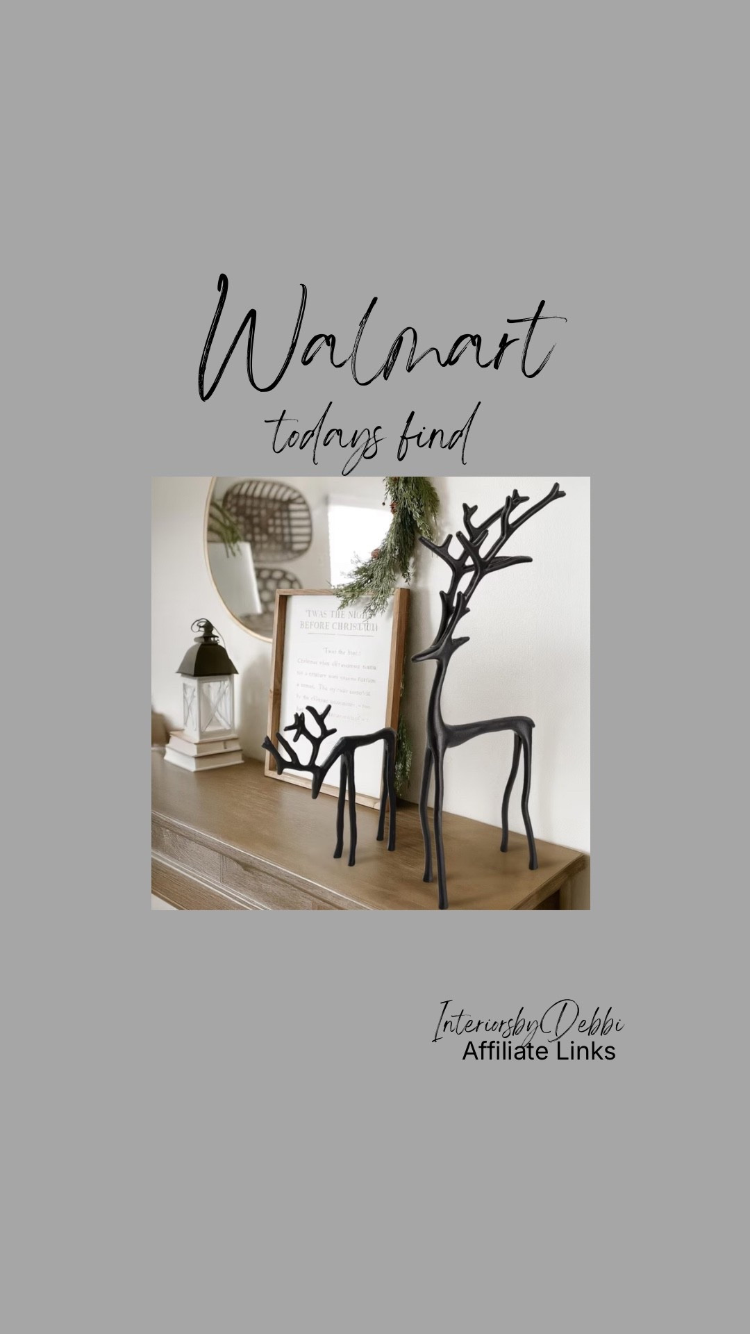Walmart Find 
Decorative deer, transitional home, modern decor, amazon find, amazon home, target home decor, mcgee and co, studio mcgee, amazon must have, pottery. barn, Walmart finds, affordable decor, home styling, budget friendly, accessories, neutral decor, home finds, buy new arrival, coming soon, sale alert, high end look for less, Amazon favorites, Target finds, cozy, modern, earthy, transitional, luxe, romantic, home decor, budget friendly decor #walmart

#LTKSeasonal #LTKHome
