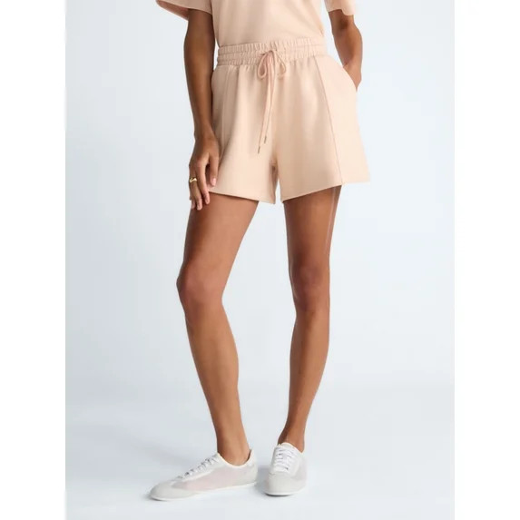 Scoop Women's and Women's Plus Scubaknit Seamed Shorts, 4.5'' Inseam, Sizes XS-4X | Walmart (US)