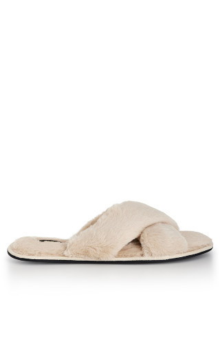 CROSS SLIPPER JOJO - Cream - S | Avenue