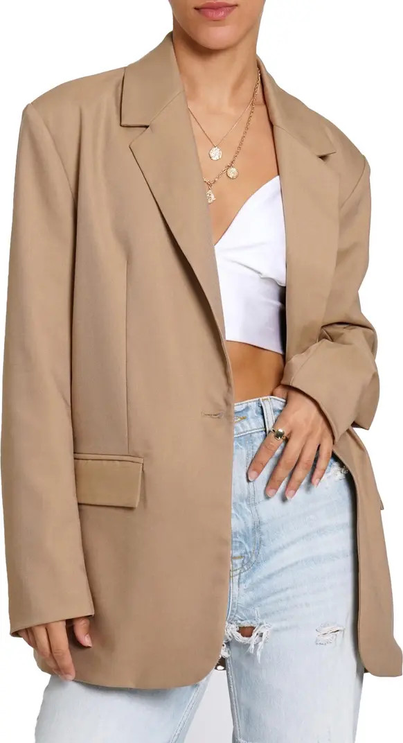 Oversized Fully Lined Blazer | Nordstrom Rack