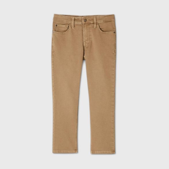 Boys' Super Stretch Slim Fit Jeans - Cat & Jack™ Khaki | Target