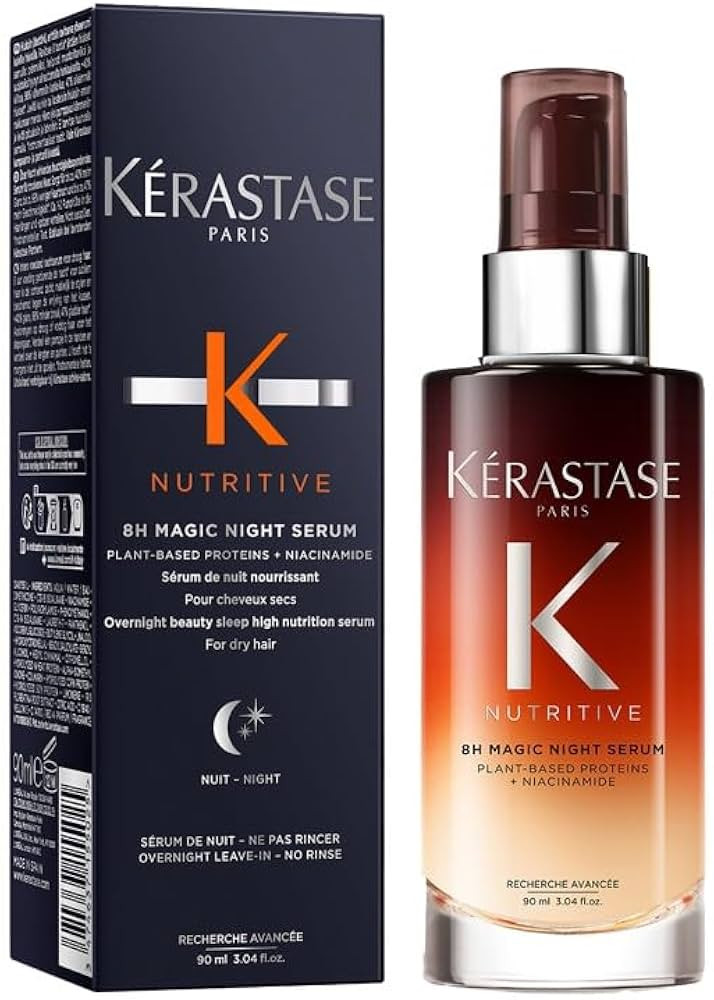 K\u00e9rastase Nutritive Nourishing Hair Serum with Niacinamide, Overnight Leave-In Treatment for... | Amazon (UK)