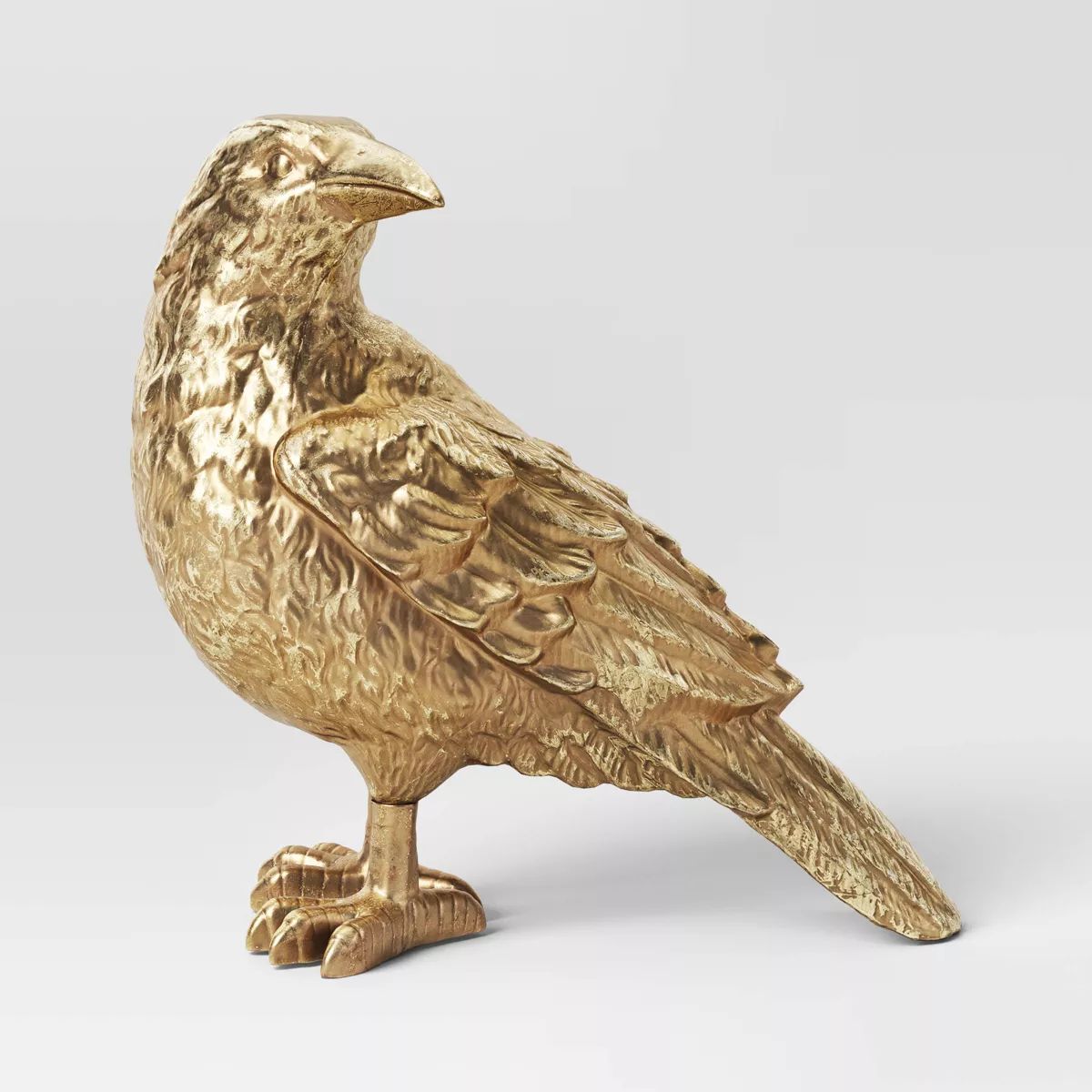 8" Gold Raven Decorative Sculpture - Hyde & EEK! Boutique™: Indoor Halloween Decor | Target