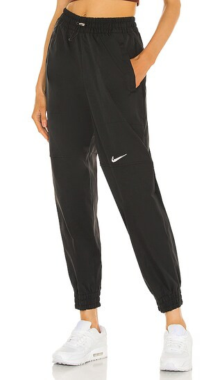 Woven Swoosh Pant in Black | Revolve Clothing (Global)