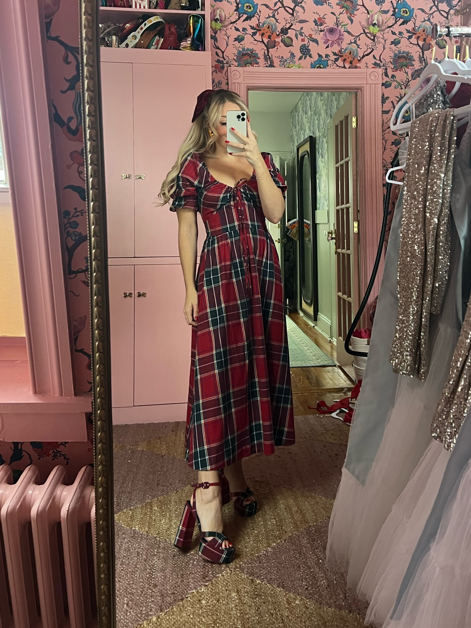 hillhouse christmas dress rachmartino on LTK sleeve version of the Color:Wildflower Tie-Dye active sale House vintage Emily Sequin Dress -
