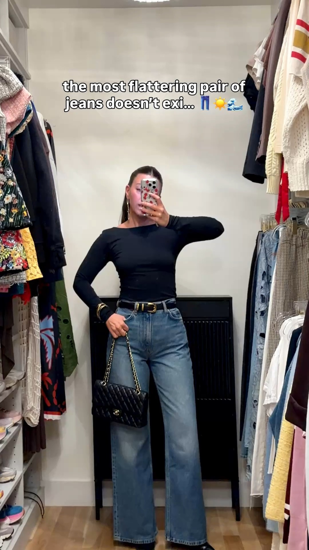 The best denim jeans I will be wearing on repeat. Paired with a black open back top and boots.

Wearing my usual small top
25 in jeans

Date night
Denim jeans
Boots
Dinner look
Casual everyday
Wide leg
Slouchy Jean

#LTKgrwm #LTKSeasonal #LTKootd