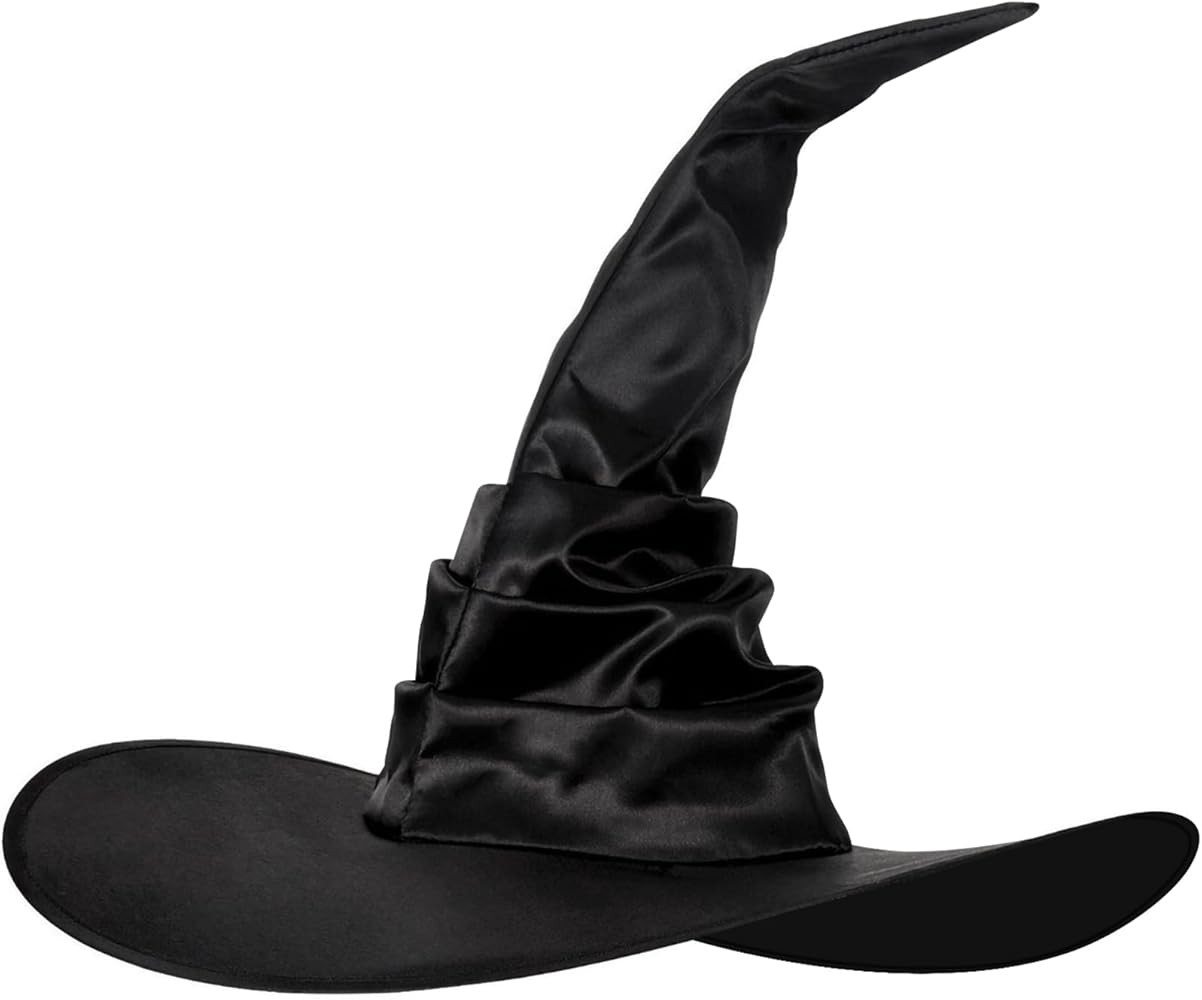 Halloween Witch Hat,Witch Hats for Women,Cosplay Party Black Witches Hat,Wizard Hat Halloween Cos... | Amazon (US)