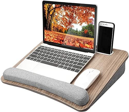 HUANUO Lap Laptop Desk - Portable Lap Desk with Pillow Cushion, Fits up to 15.6 inch Laptop, with... | Amazon (US)