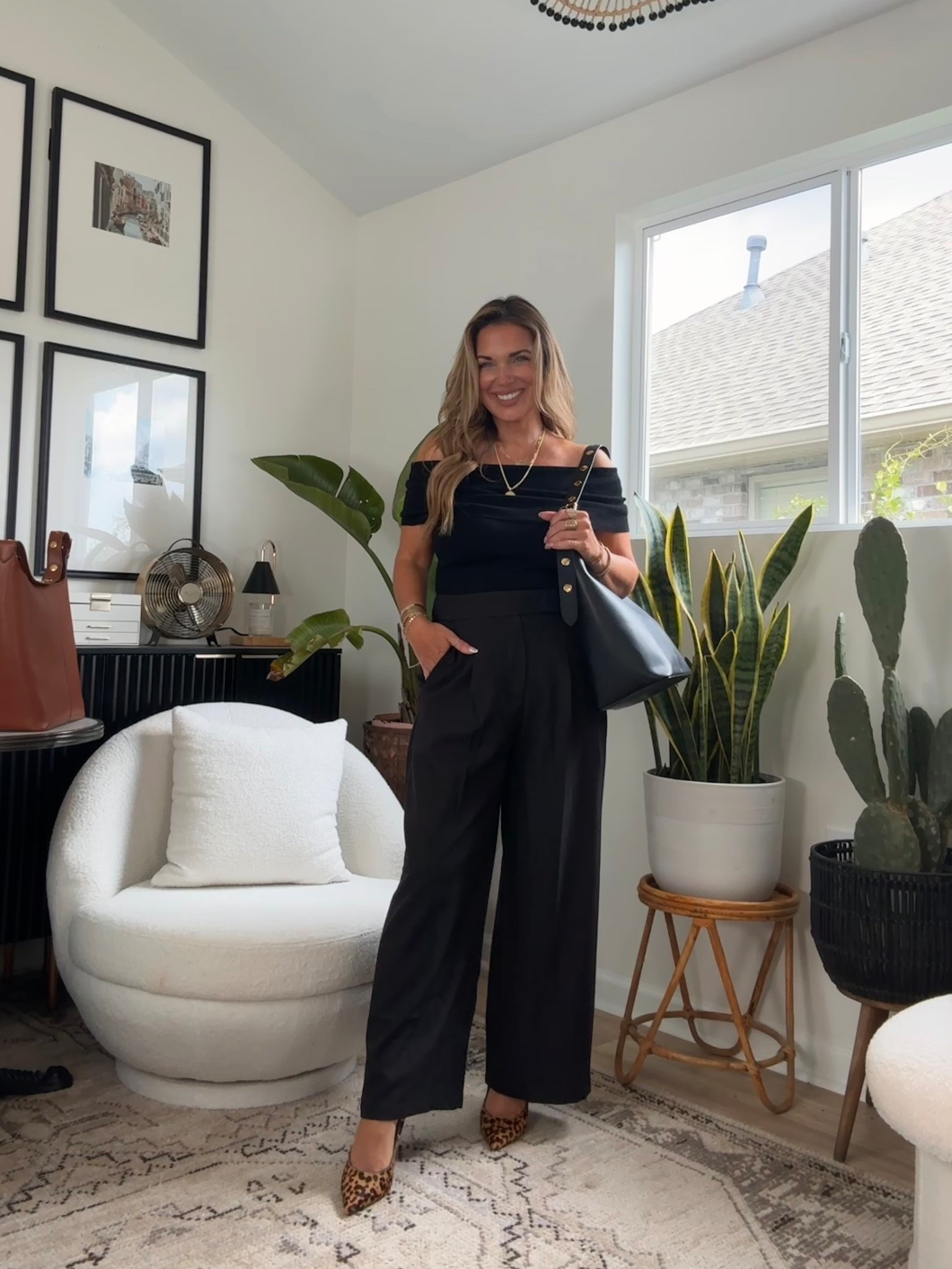 Affordable, closet staples for fall ~ 
styled multiple ways!!!! 
Loving these wrinkle free, trouser pants that have a stretchy waistband in the back!! They are perfect for work or date night. 
Wearing size small petite. 
And, these tops are great to dress up or down. Quality is 10/10 and so SOFT!! 
Fit true to size. Wearing size small. 


#LTKOver40 #LTKPetite #LTKSeasonal
