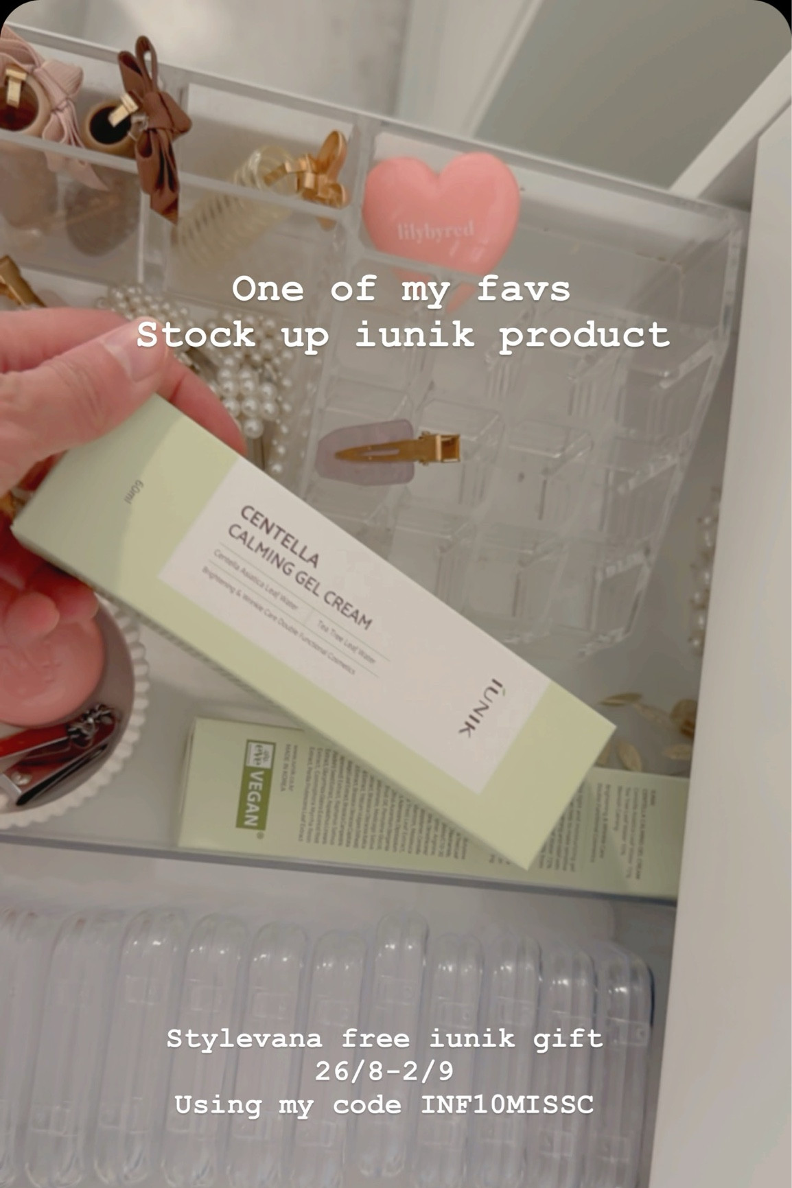One of my favourites from iunik, always have it in my stock pile 🥰 

First 10 customers who purchase from @stylevana_sv using my code INF10MISSC 

Period: 26th August to 2nd September
Free Gift:  @iunik_official - Centella Calming Gel Cream

#VanaBestieRecommend #stylevana #stylevanafamily #vanafamily @stylevana_family