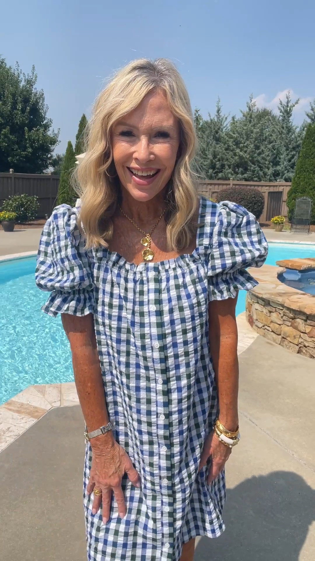 Gingham dress is adorable and 50% off!!!

#LTKdayinmylife #LTKgrwm #LTKSaleAlert