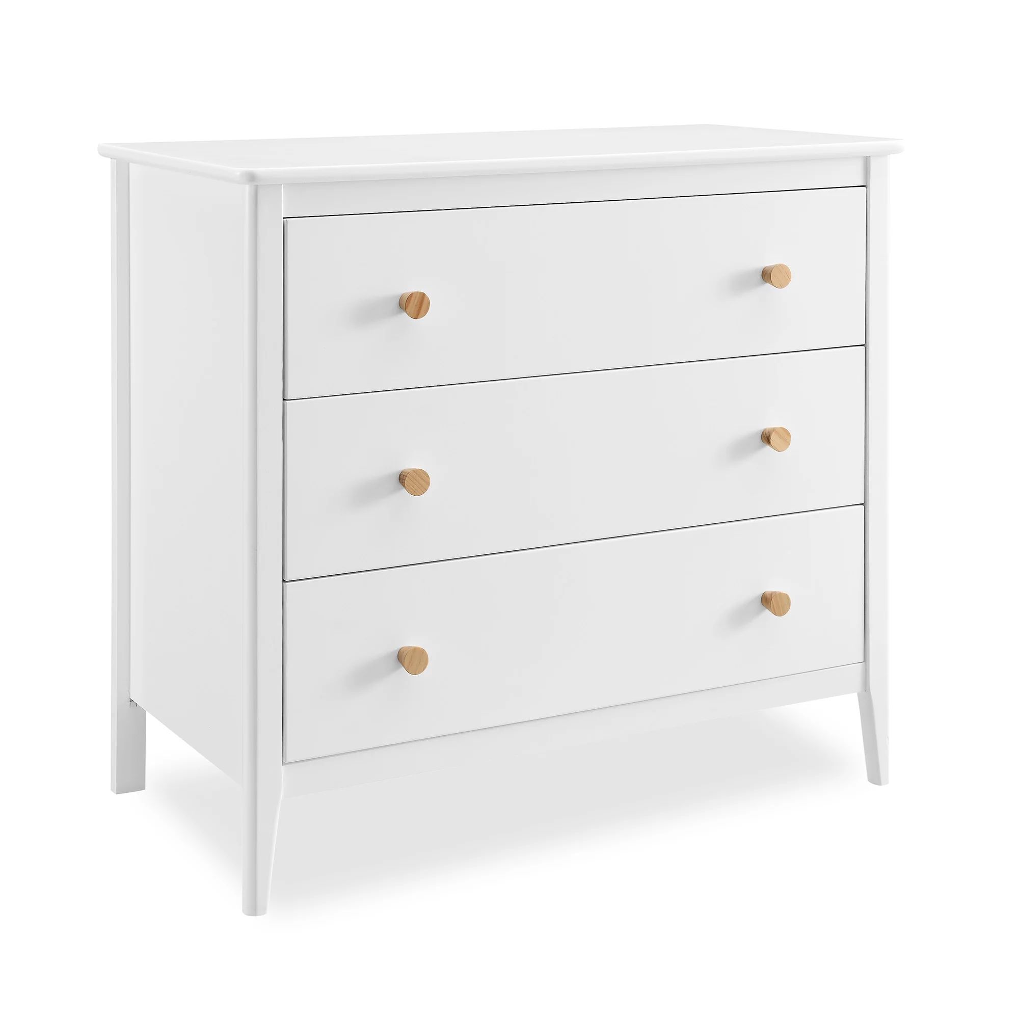 Delta Children Casey 3 Drawer Dresser, Bianca White/Natural | Walmart (US)