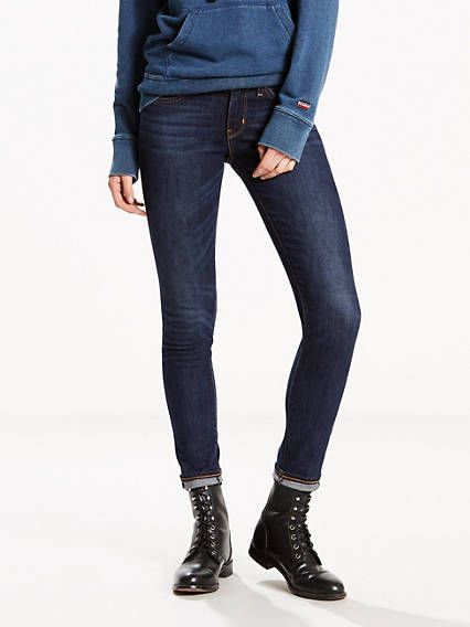 Levi's 711 Skinny Selvedge Women's Jeans 25x30 | LEVI'S (US)