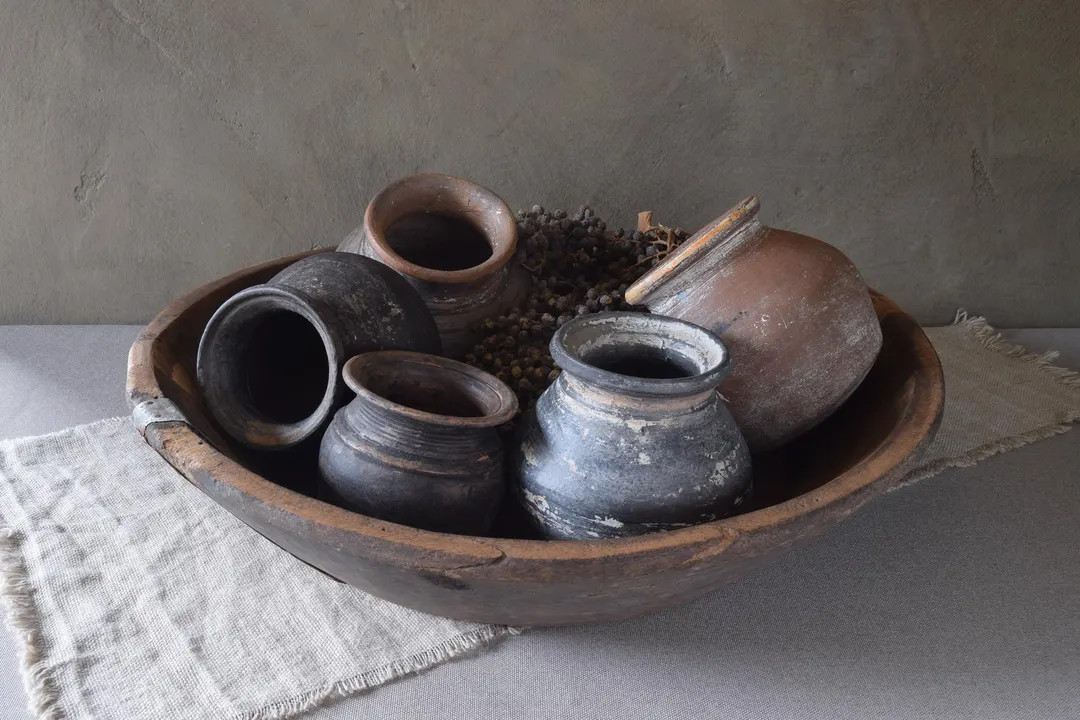 Small Old Vintage Indian Wobbling Clay Pots Wobble Pots Wobbly Pots - part 1/4 | Etsy (US)