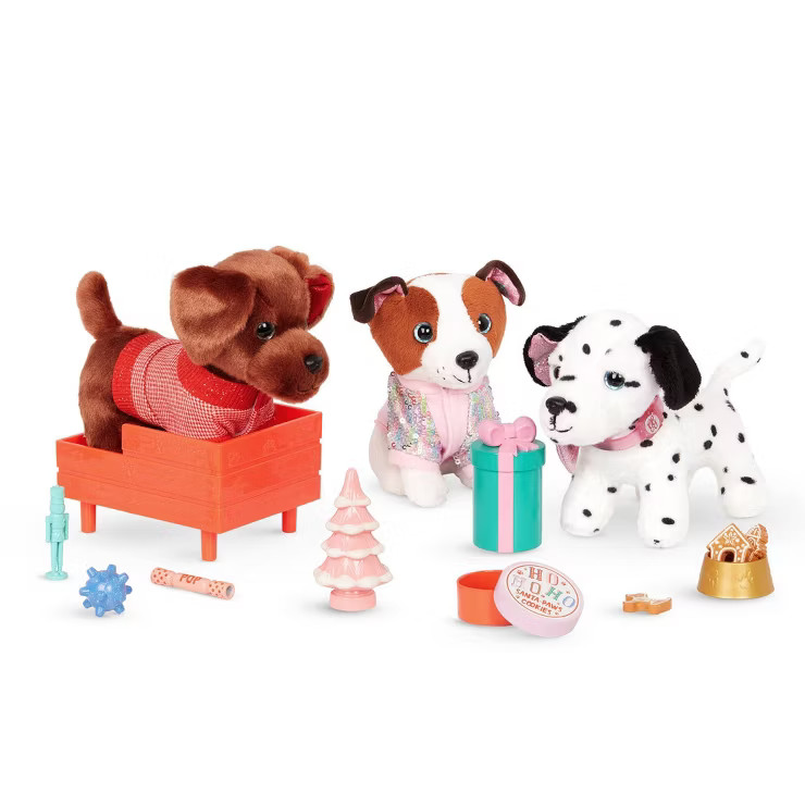Glitter Girls Cocoa & Holiday Pup Playset for 14" Dolls | Target