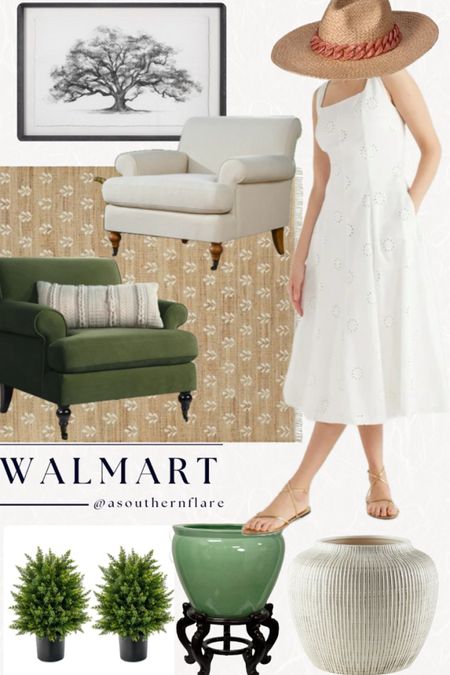 Home Decor/ Fashion/ chairs/area Rug/ greenery/ art/ Walmart Finds

#LTKstyletip #LTKhome #LTKover40