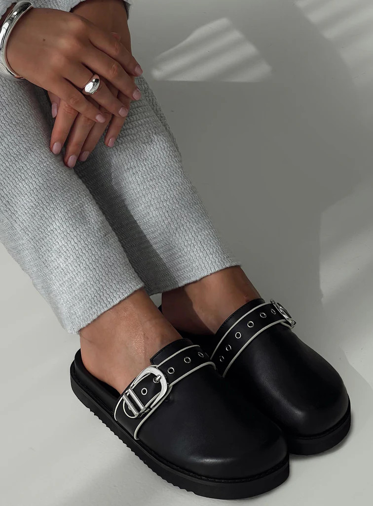 Nellie Flats Black | Princess Polly US