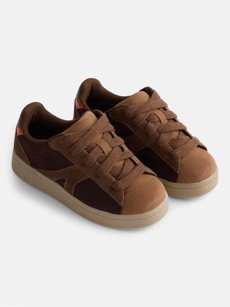 Wonder Nation Little and Big Kids Chunky Skate Sneakers | Walmart (US)