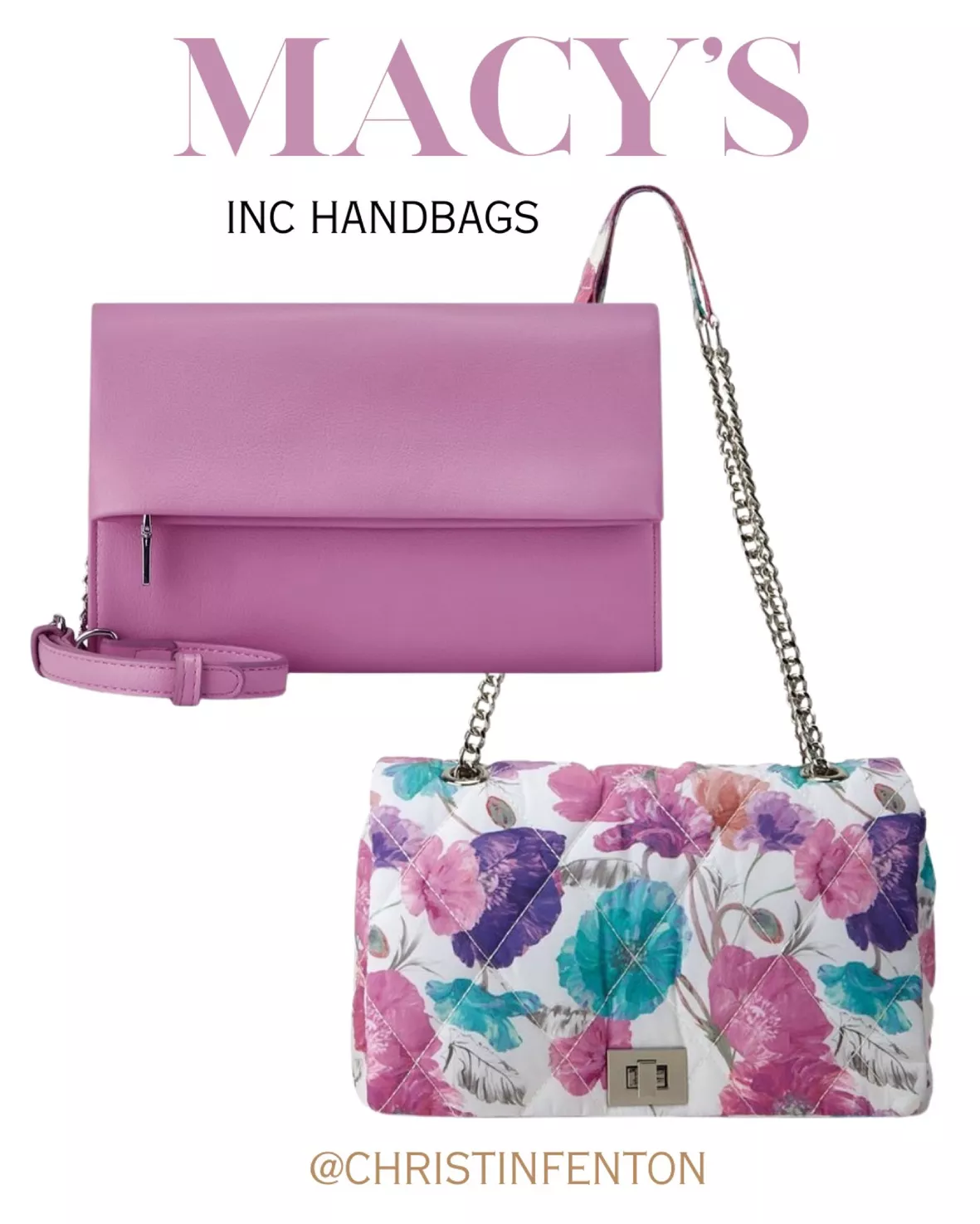Steve Madden Pink Macy's Handbags