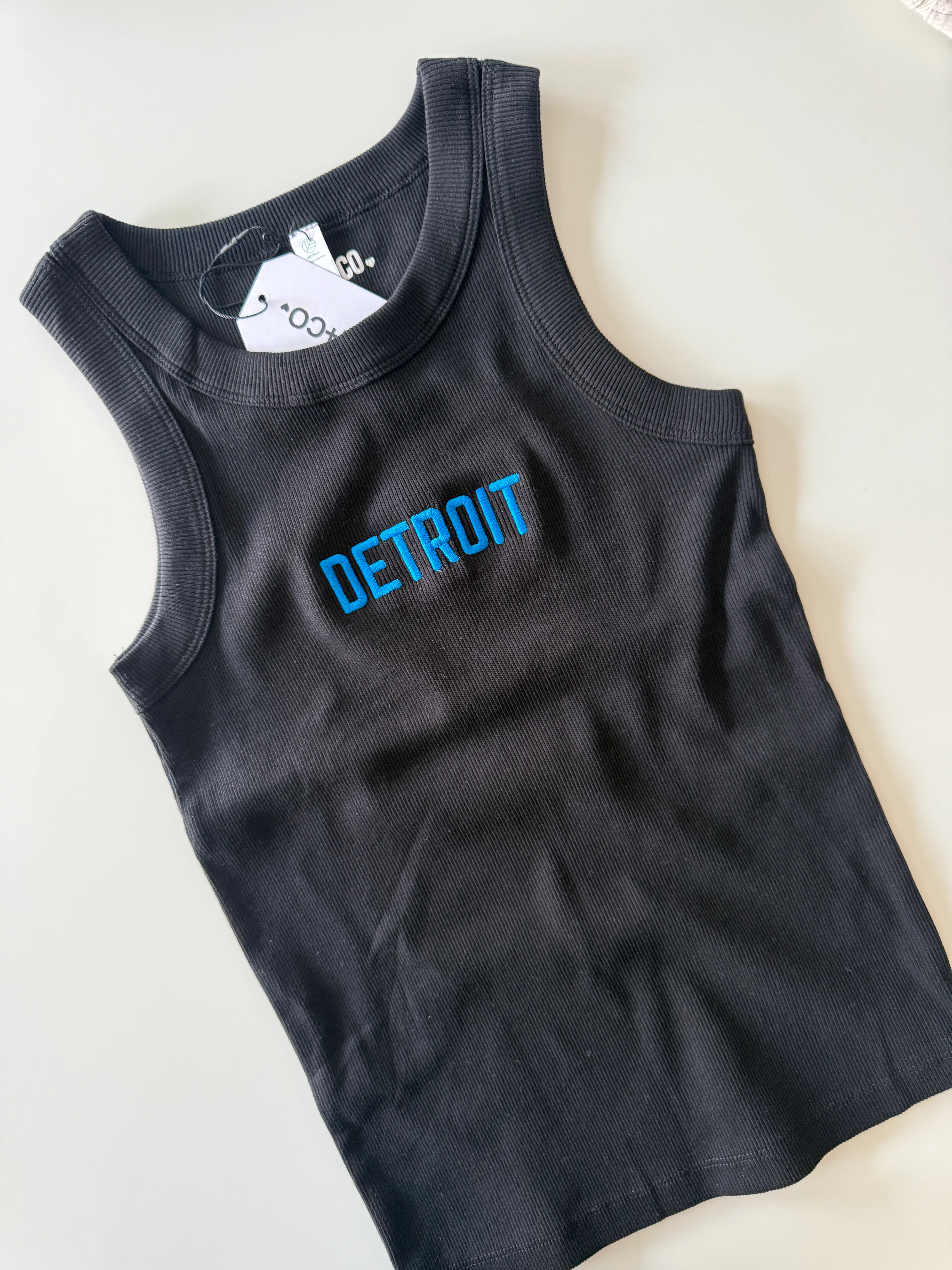 Detroit Black + Blue Tank | Kiloh + Co.