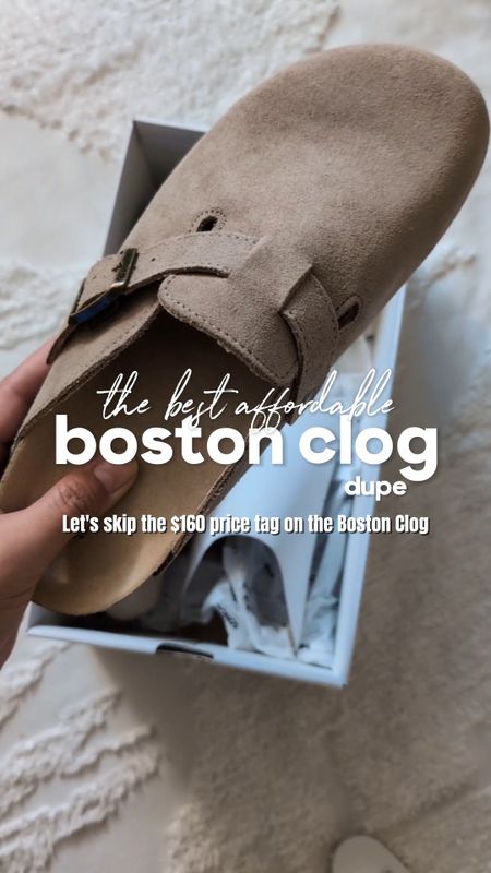 The best affordable boston clog dupe!Under $45 and currently in sale! Use code EXTRA15 or use a coupon if your a cardholder. Got mine for under $25 and love them!

#LTKVideo #LTKfindsunder50 #LTKsalealert