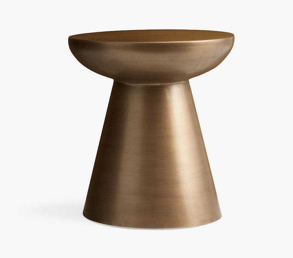 Collins Side Table, Antique Bronze, UPS Delivery | Pottery Barn Kids