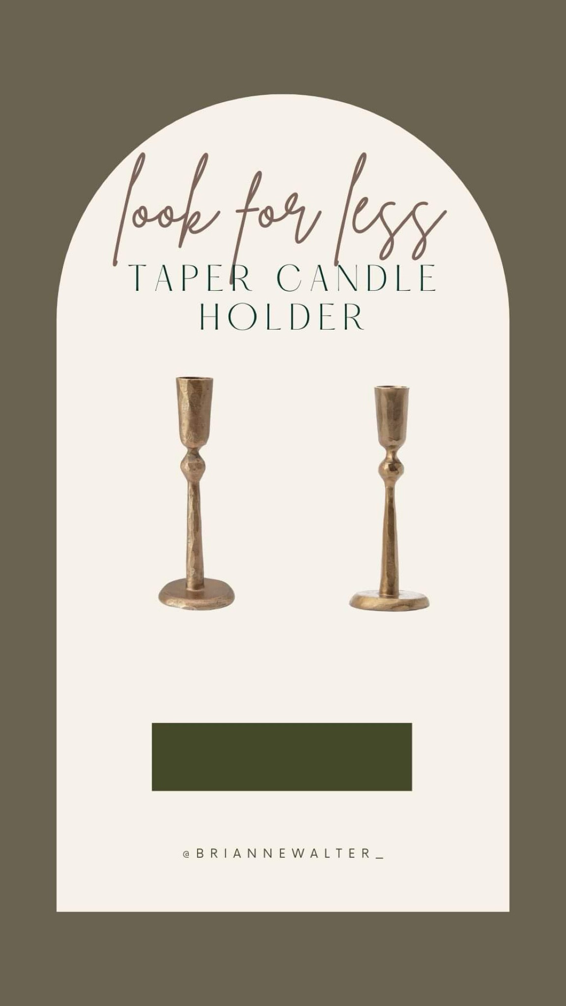 I found this incredible look for less brass taper candle holder 

One is studio McGee and co, the other is: AMAZON! These is a steal if you’re in Canada (for exchange rate purposes)

For my US friends - head to my Amazon storefront where you can get 2 of the Amazon ones for the price of one studio McGee! 

#LTKFindsUnder50 #LTKHome #LTKSaleAlert