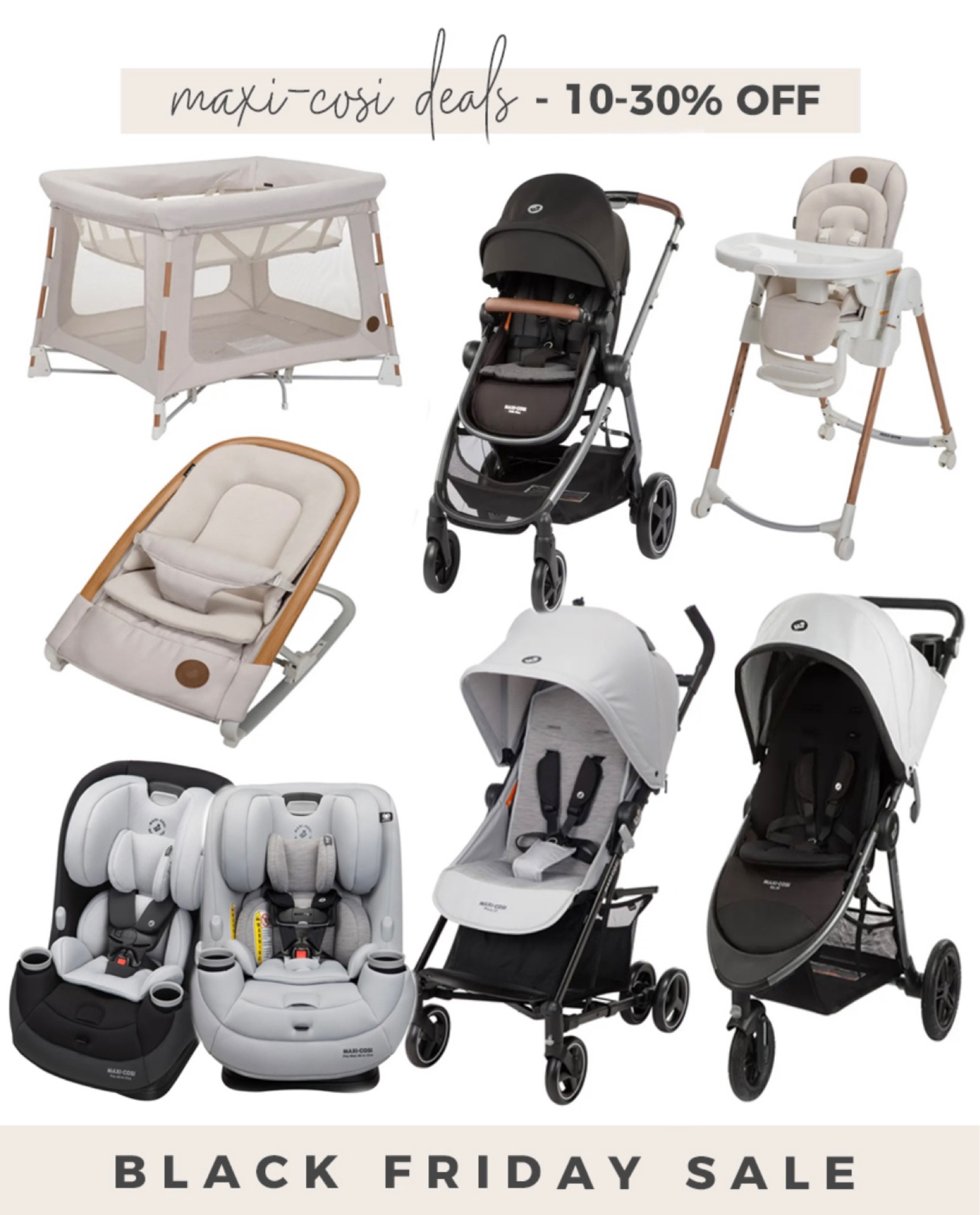 Black Friday deal: Maxi-Cosi products 10-30% off!

#naxicosi #blackfridaydeal #babyessentials 

#LTKbaby #LTKCyberweek #LTKHoliday