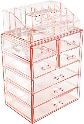 Sorbus Cosmetic Makeup and Jewelry Storage Case Display - Spacious Design - Great for Bathroom, D... | Amazon (US)