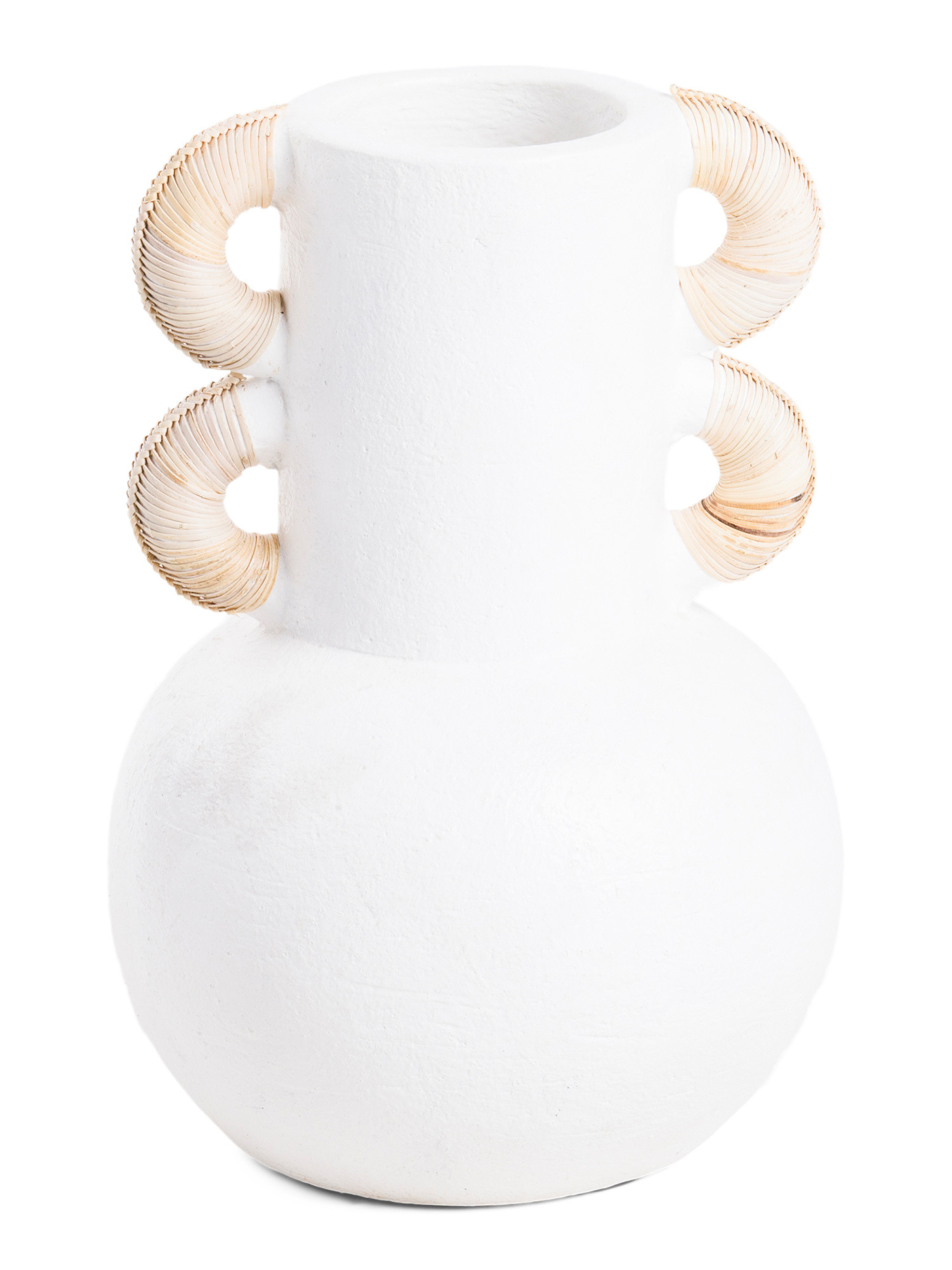 Anibal Vase With Rattan Accent | TJ Maxx