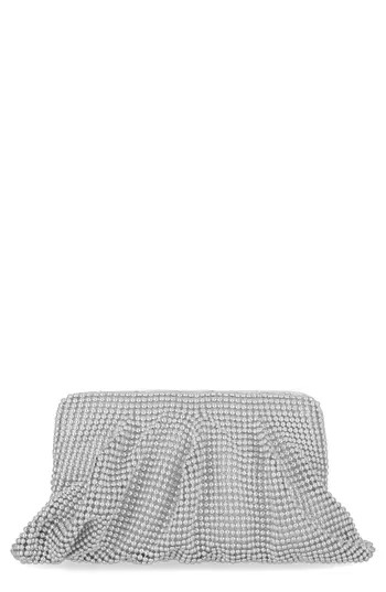Jessica McClintock Lorana Clutch in Silver at Nordstrom Rack | Nordstrom Rack