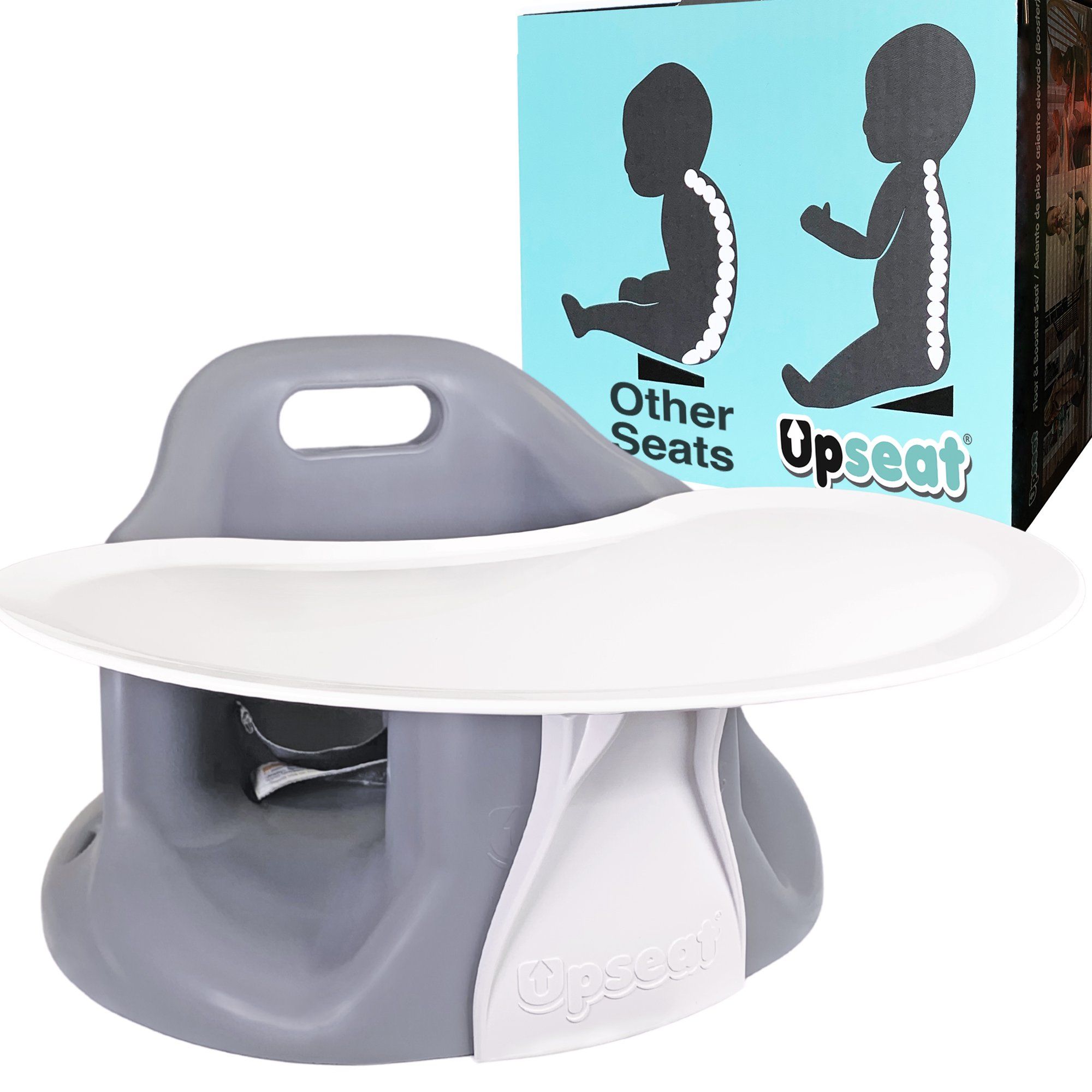 upseat baby chair booster seat with tray for upright posture and healthy hips | Walmart (US)