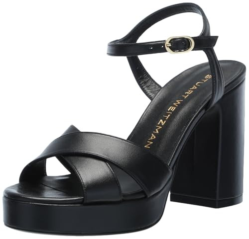 Stuart Weitzman Women Dayna Platform Sandal Black 9.5 Medium | Amazon (US)
