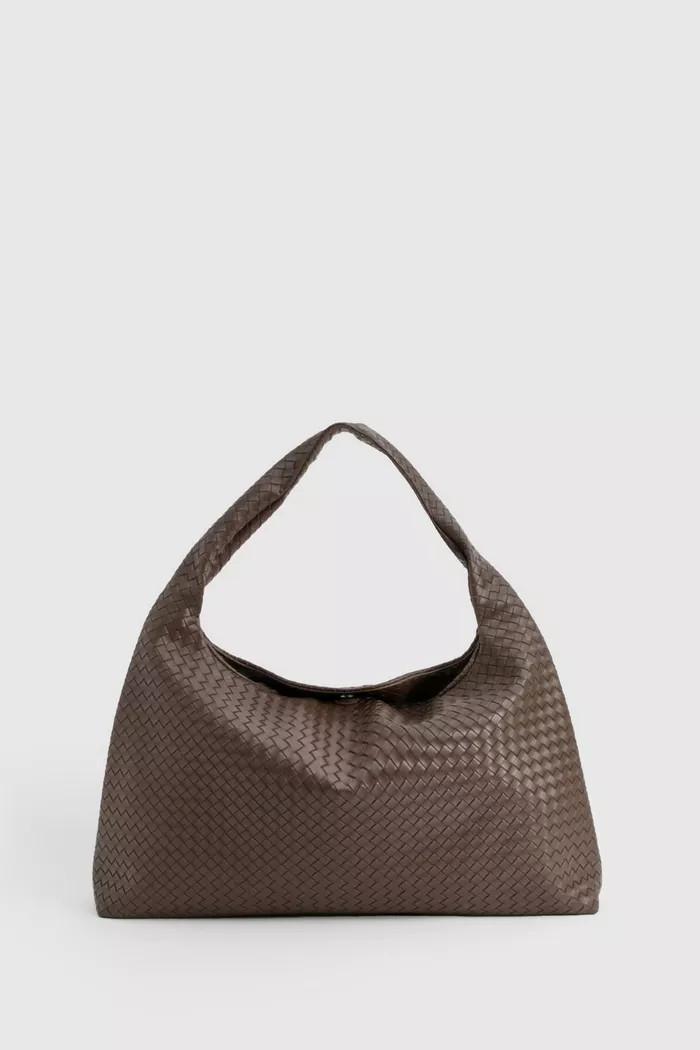 Oversized Woven Tote Bag | Boohoo.com (UK & IE)