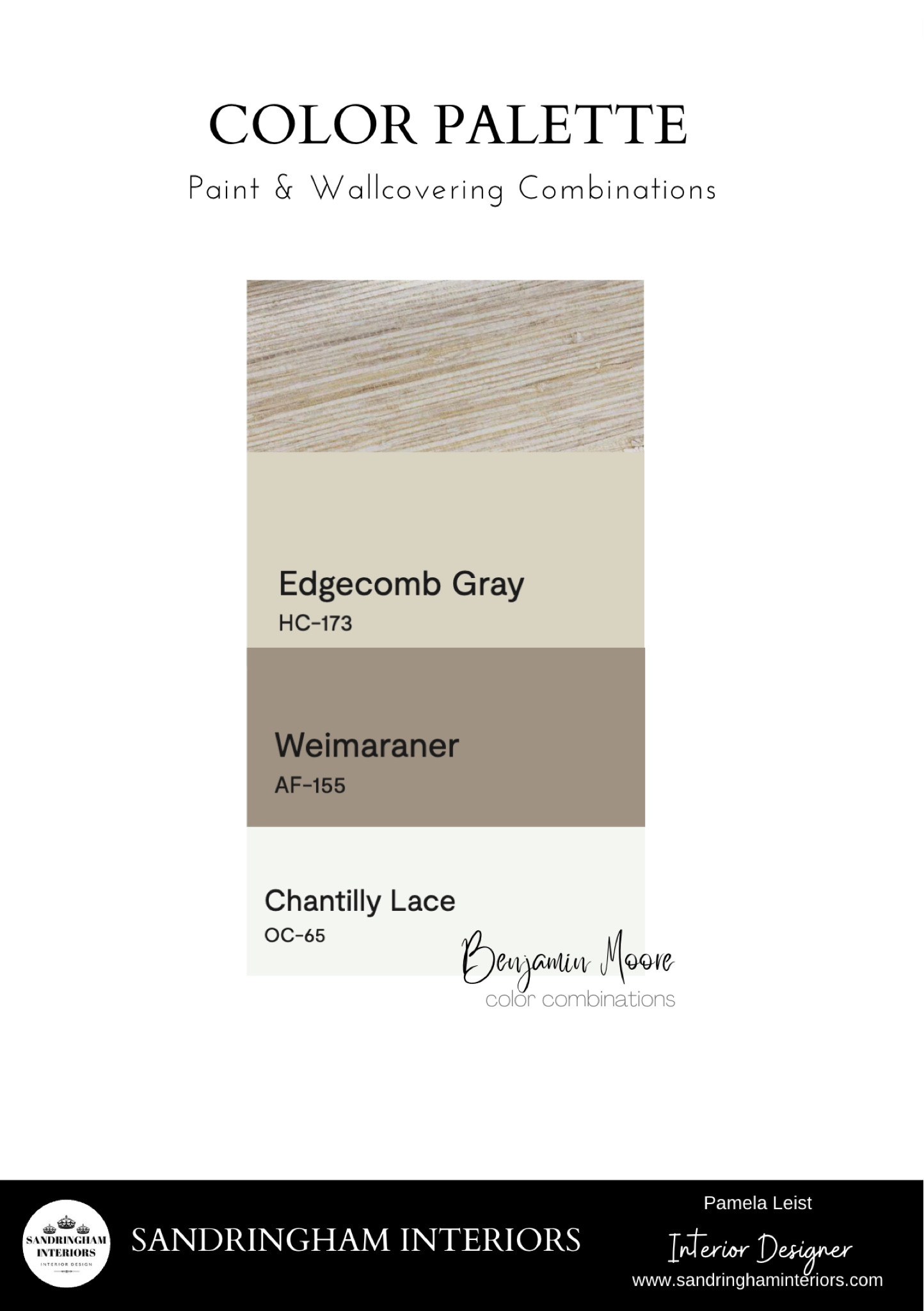 Paint & Wall covering Combinations

Wallpaper
Benjamin Moore

#LTKstyletip #LTKhome