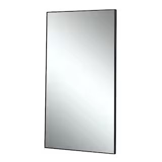 NEUTYPE 71 in. x 32 in. Classic Rectangle Metal Framed Black Wall Mirror EV-18080-B - The Home De... | The Home Depot
