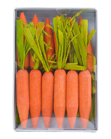 Set Of 12 Carrots Decor | TJ Maxx