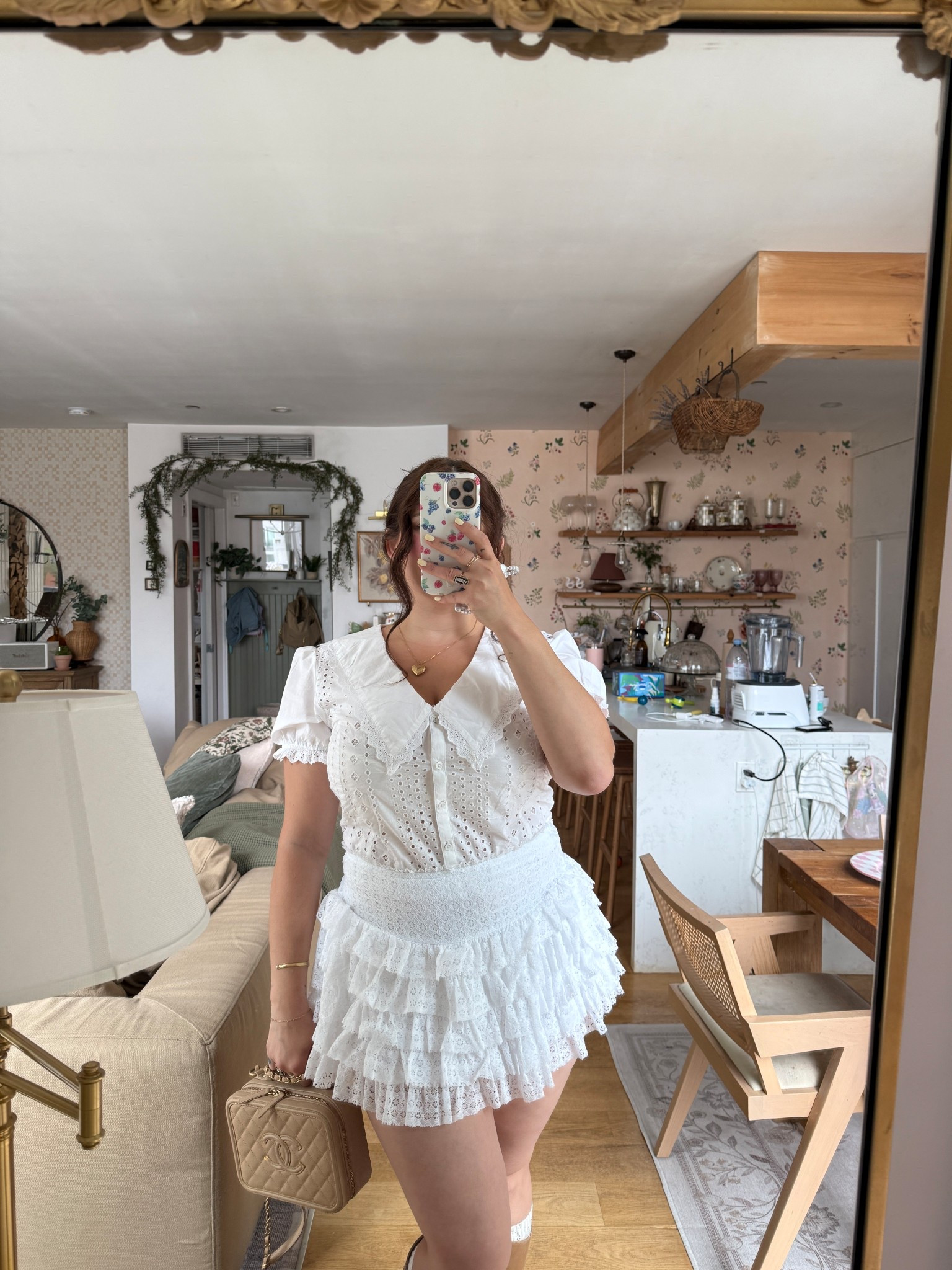 American eagle ruffle eyelet collar top size L

American eagle ruffle tiered skort size m

#LTKStyleTip #LTKMidsize #LTKFindsUnder50