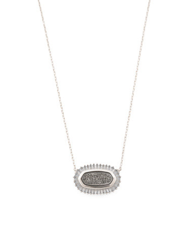 Baguette Elisa Pendant Necklace | TJ Maxx