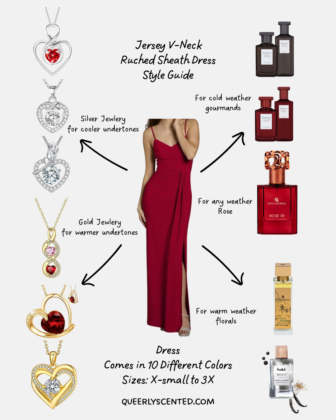Looking for the perfect dress to elevate your style? Check out this stunning Jersey V-Neck Ruched Sheath Dress from David's Bridal. Pair it with some elegant jewelry and the right fragrance for any occasion. Discover more on Amazon today! Valentines Day Outfit Ideas
#fashion #dress #style #jewelry #fragrancelover #weddinginspo #datenightoutfit #amazonfinds #reddress #davidsbridal #valentinesday #galentinesday 

 |Valentines Day Outfit Women| |Date night Outfit| 

#LTKFindsUnder100 

#LTKBeauty #LTKWedding