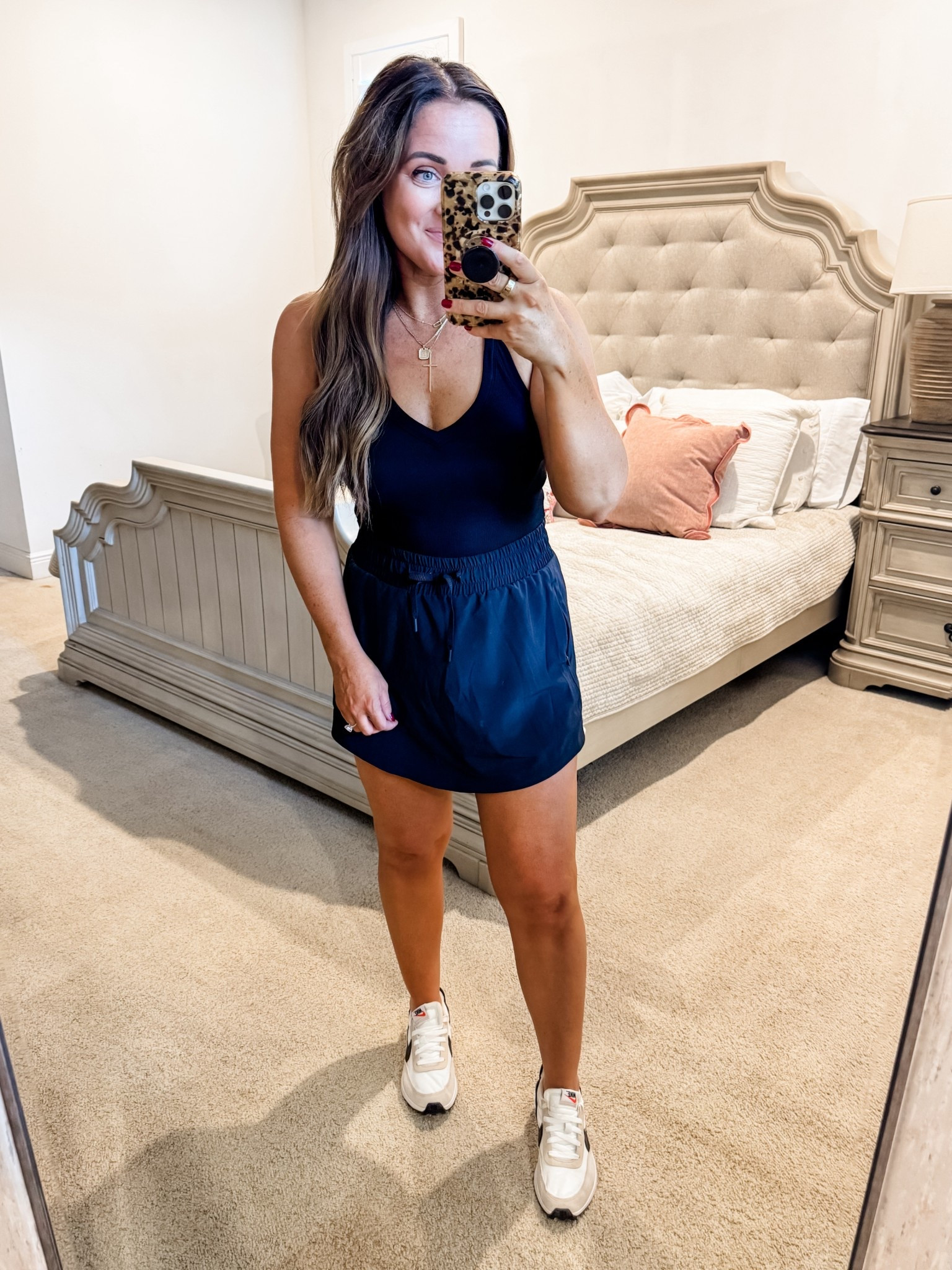 Tank - M, Skort - M
5’2” 145 lbs
—
Amazon tank | Athleisure look | Sports mom | Baseball mama | Weekend look | Sporty casual | Theme park outfit 

#LTKTravel #LTKActive #LTKFindsUnder50