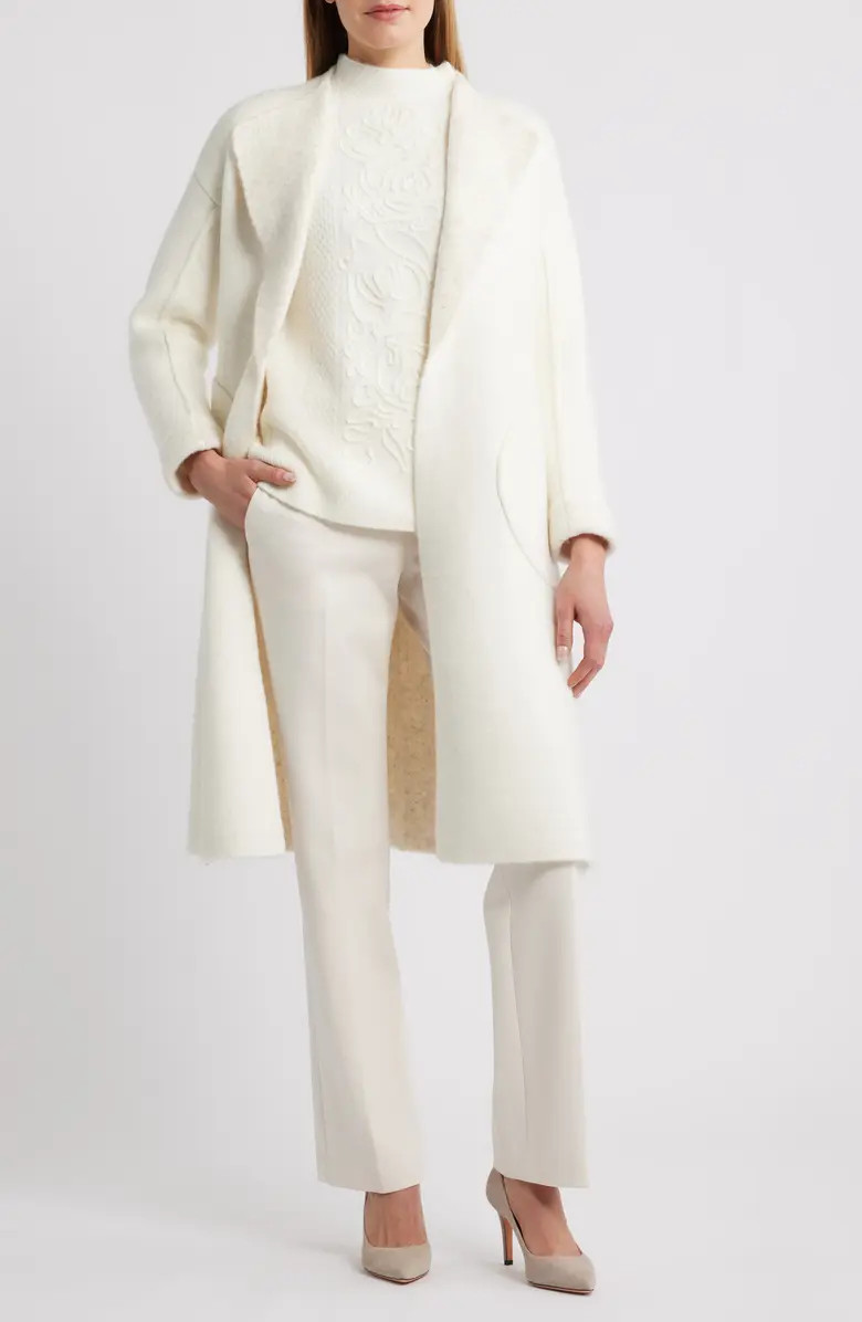 Anne Klein Wing Collar Sweater Coat | Nordstrom | Nordstrom