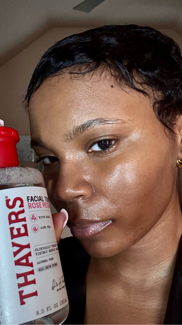 your newest #thayersambassador checking in! ❤️ let’s do a “lazy girl” skincare routine (aka #tiredskincareroutine) with #thayers. can you tell I’m excited?! ahhh! 🥹❤️ this is the reason I continue to make content. I’m beginning to work with the brands I’ve loved for years. feels so surreal. again, thanks so much to my @thayers fam!