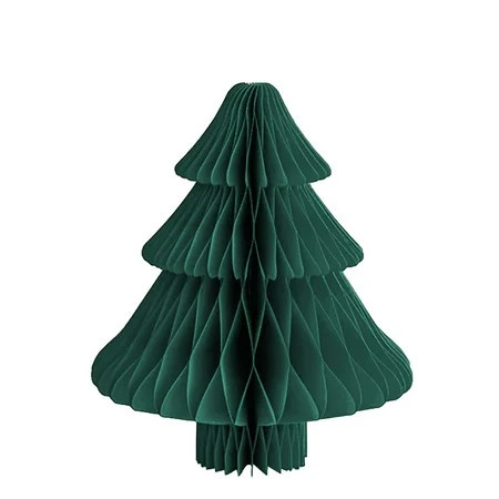 (Clearance) pdqouc Paper Christmas Tree 3D Honeycomb Centerpiece Xmas Paper Tree Decoration Green Red Neutral Color Honeycomb Tree Table Decor for Table Mantel Fireplace Party Holiday Decor | Walmart (US)