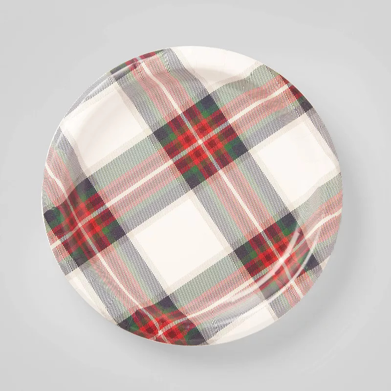 12ct Tartan Plaid 8.5" Paper Dinner Plate - Wondershop™ | Target