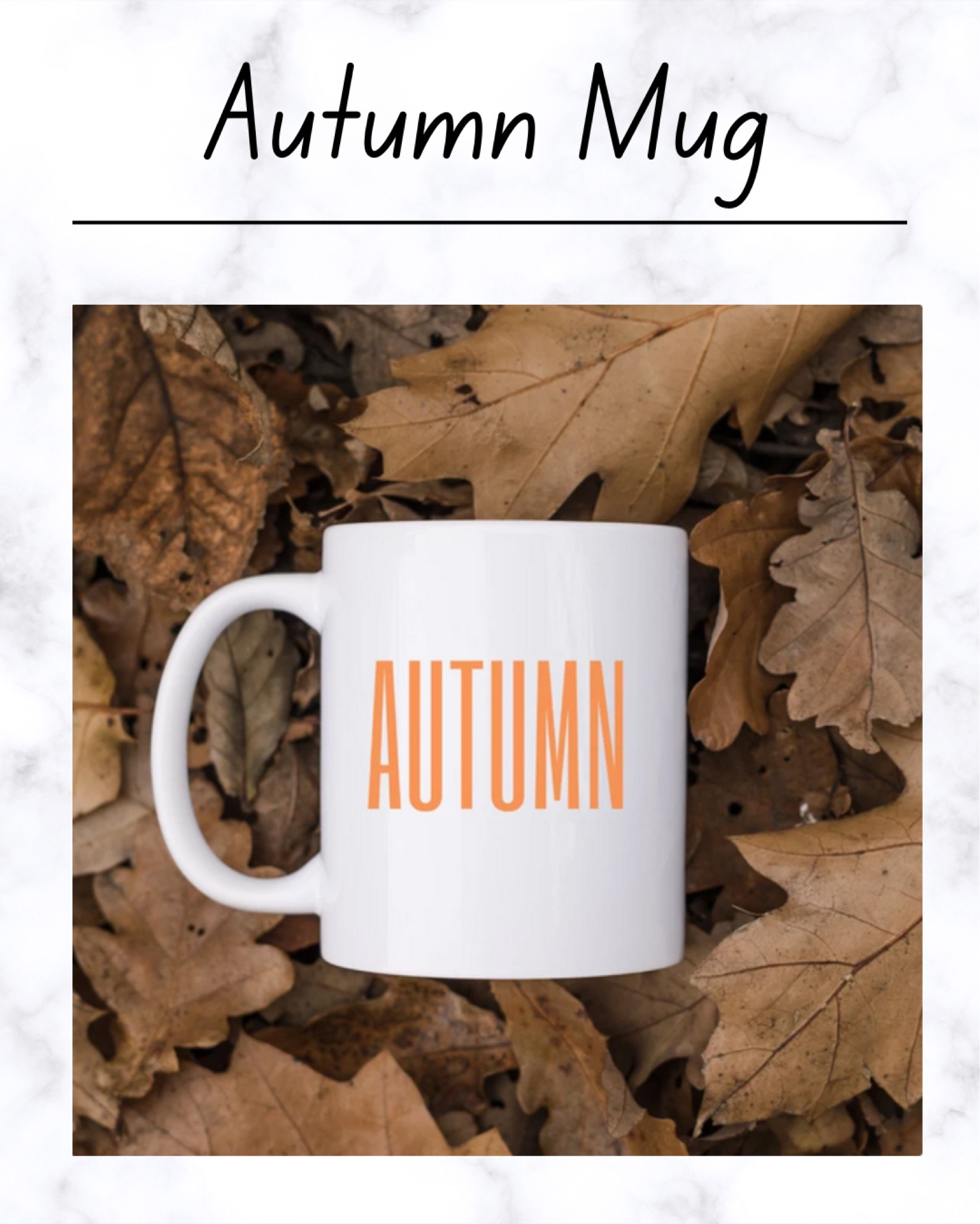 Check out the great autumn mugs on Etsy

Autumn mug, fall mug, Halloween mug, pumpkin spice mug, kitchen decor, autumn decor, fall decor, Halloween decor, autumn home, fall home 

#LTKsale #LTKautumn #LTKgiftguide
