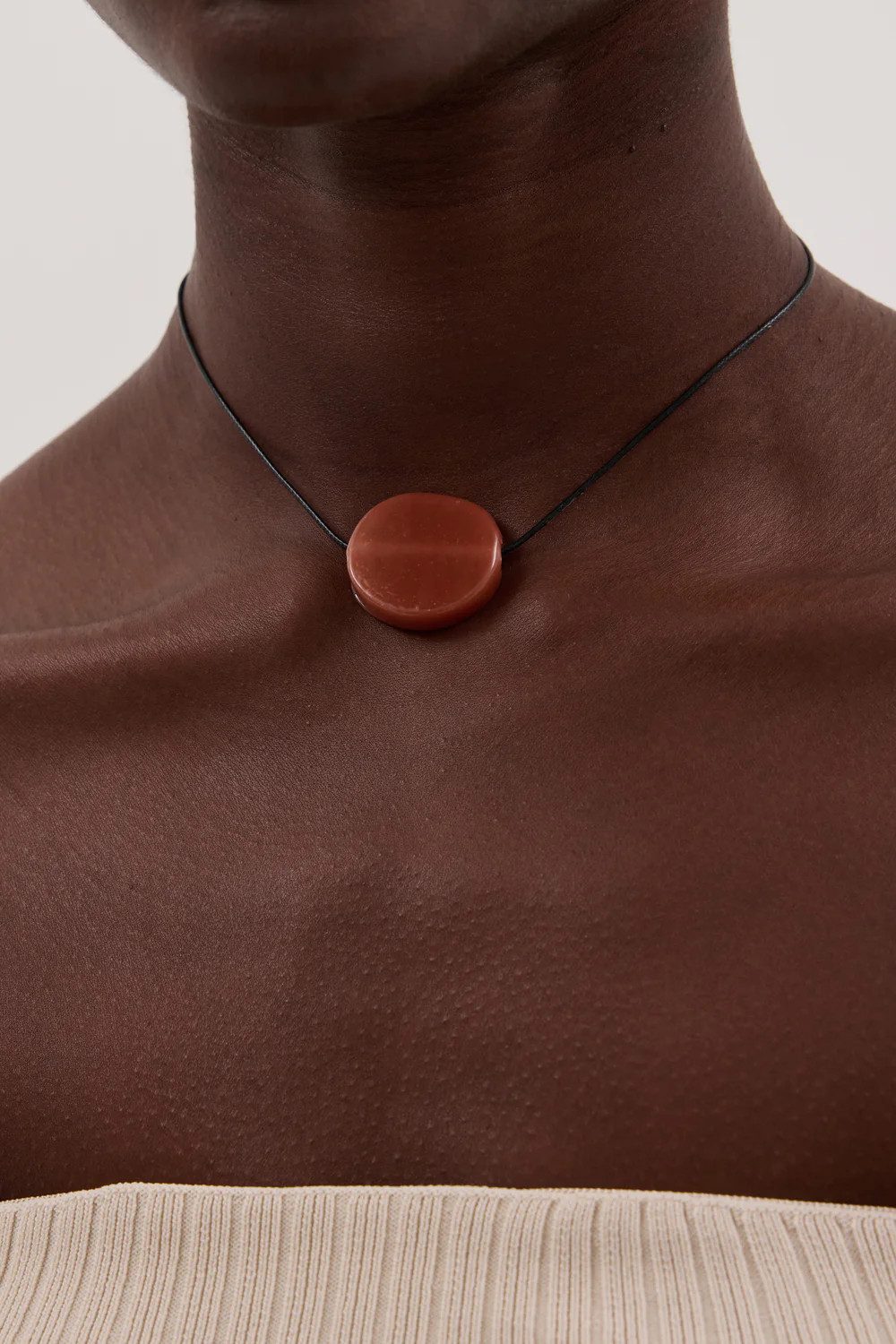 NURI STUDIO GLASS NECKLACE RED | DISSH